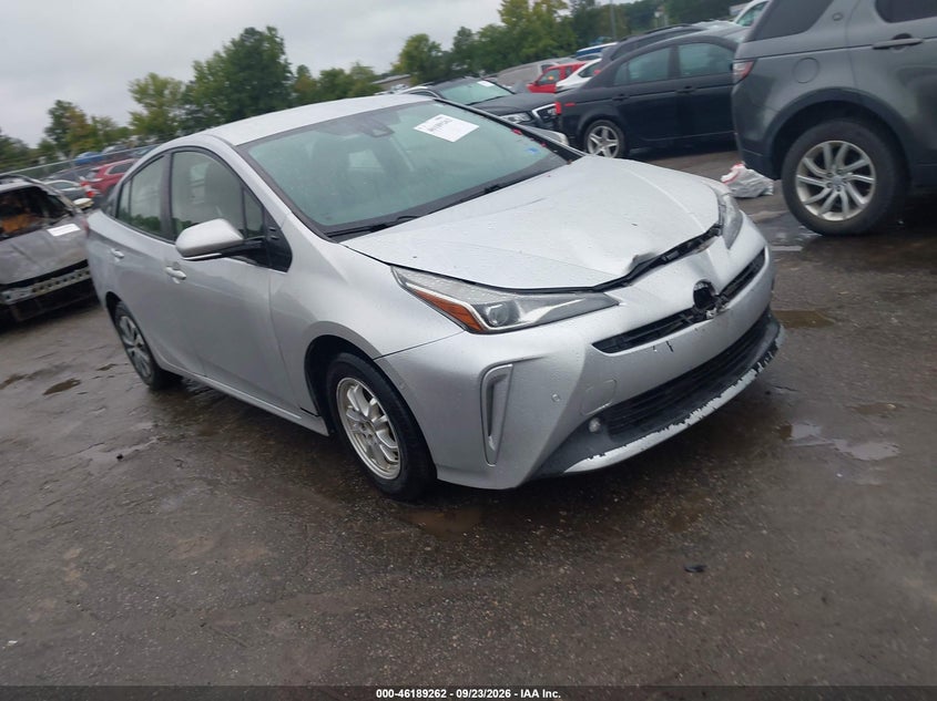 Vin: jtdl9rfu9k3001974, lot: 46689146, toyota prius le 2019 img_1
