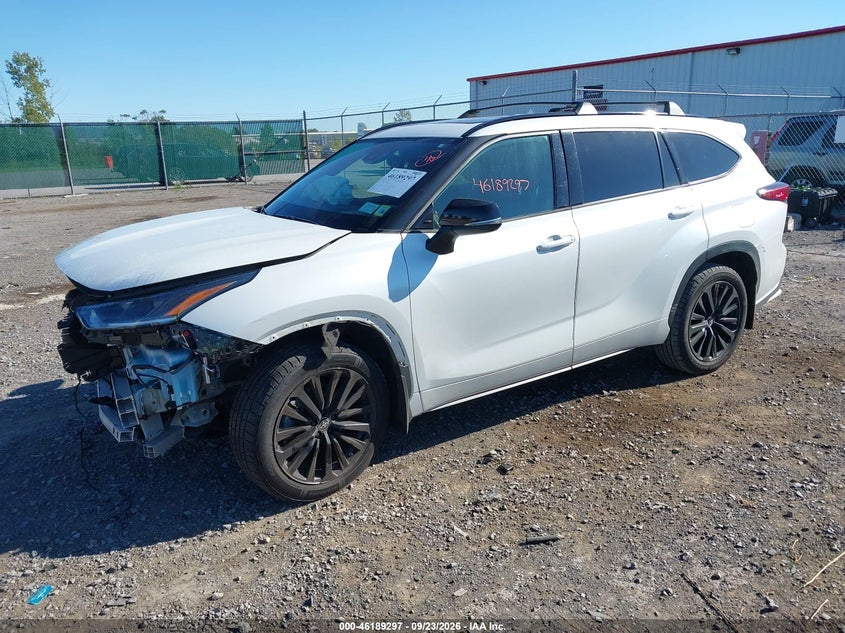 Vin: 5tdkdrbh2ps020567, lot: 46689181, toyota highlander xse 20232