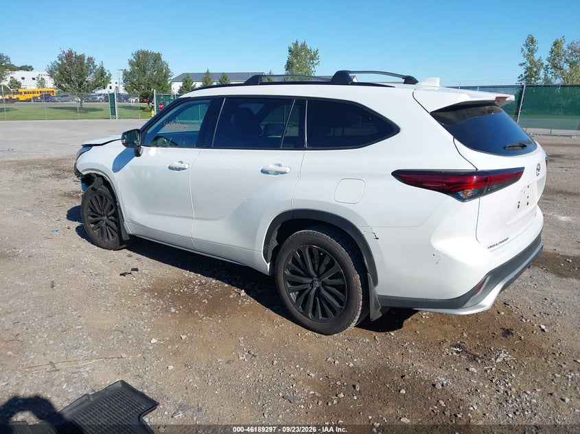 Vin: 5tdkdrbh2ps020567, lot: 46689181, toyota highlander xse 20233