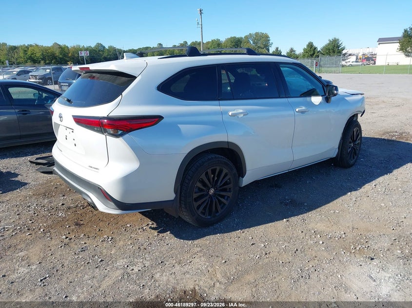 Vin: 5tdkdrbh2ps020567, lot: 46689181, toyota highlander xse 20234