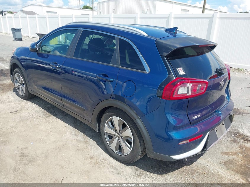 Vin: kndcb3lc9k5252172, lot: 46689183, kia niro lx 20193