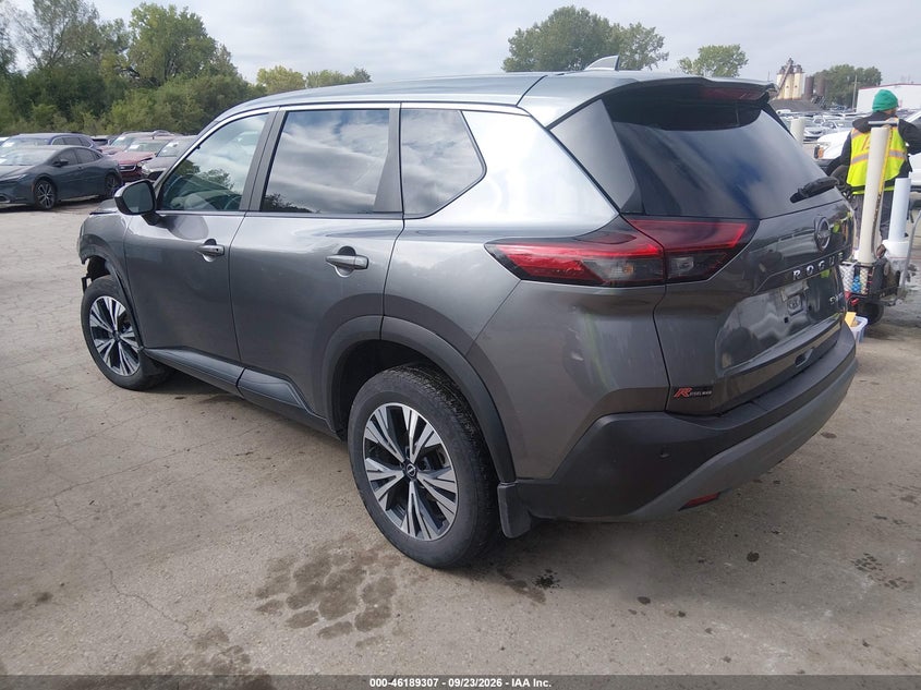 Vin: 5n1bt3bb7pc922110, lot: 46689191, nissan rogue sv intelligent awd 20233