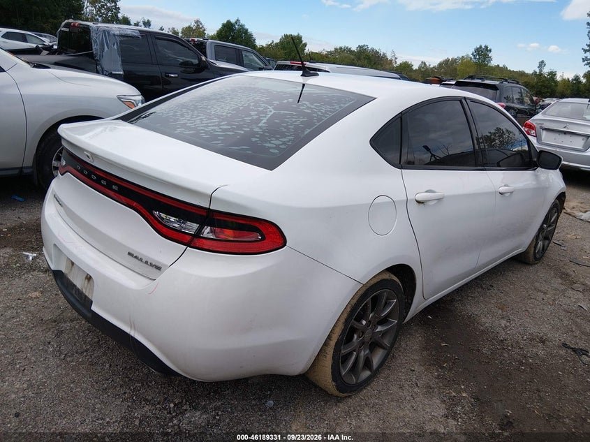 Vin: 1c3cdfbb0fd213183, lot: 46689215, dodge dart sxt 20154