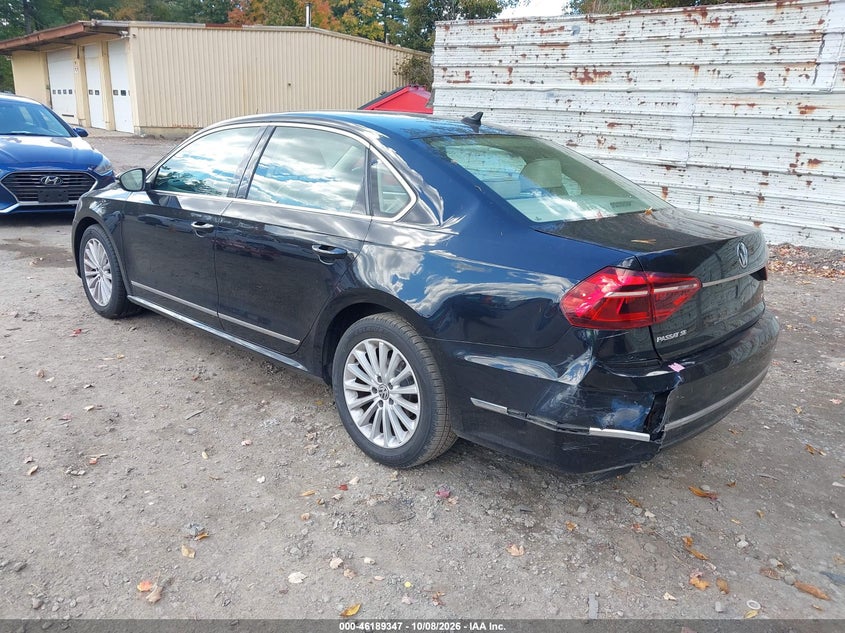 Vin: 1vwbt7a34hc043927, lot: 46689231, volkswagen passat 1.8t se 20173