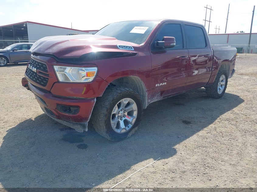 Vin: 1c6srfft2pn704983, lot: 46689236, ram 1500 big horn/lone star 20232
