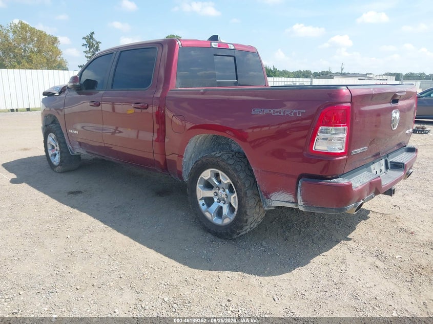 Vin: 1c6srfft2pn704983, lot: 46689236, ram 1500 big horn/lone star 20233