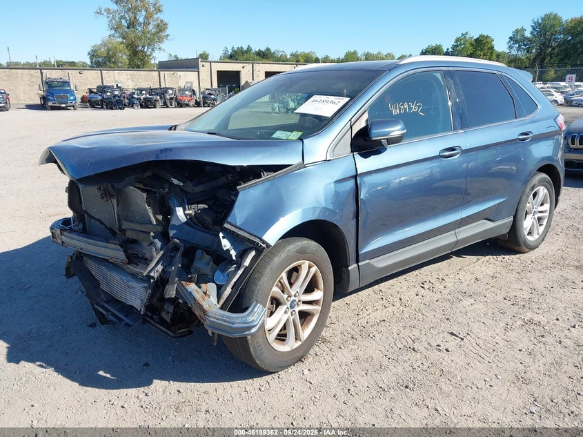 Vin: 2fmpk4j9xkbb44598, lot: 46689246, ford edge sel 20192