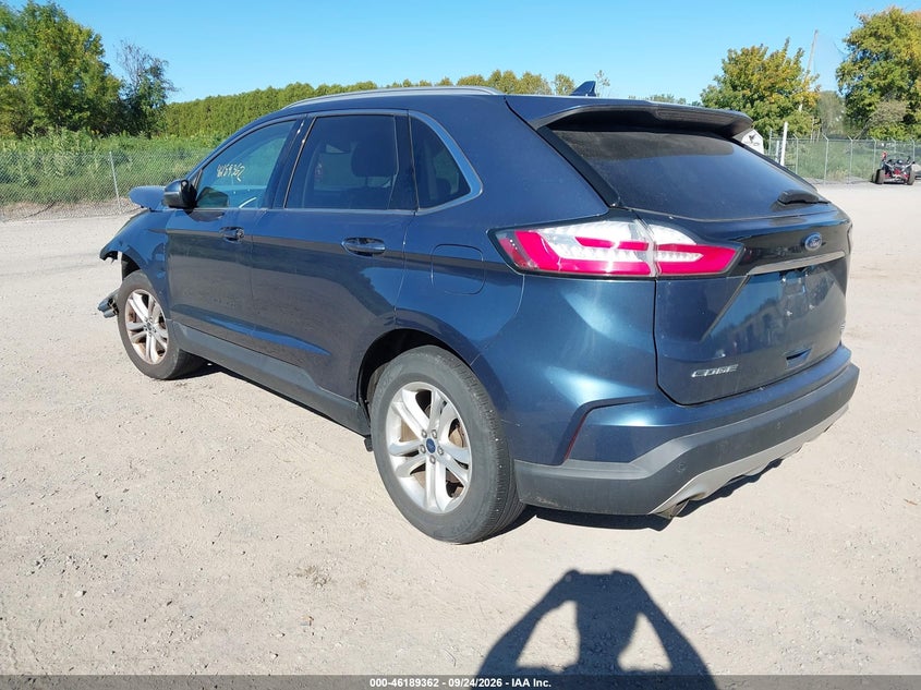 Vin: 2fmpk4j9xkbb44598, lot: 46689246, ford edge sel 20193