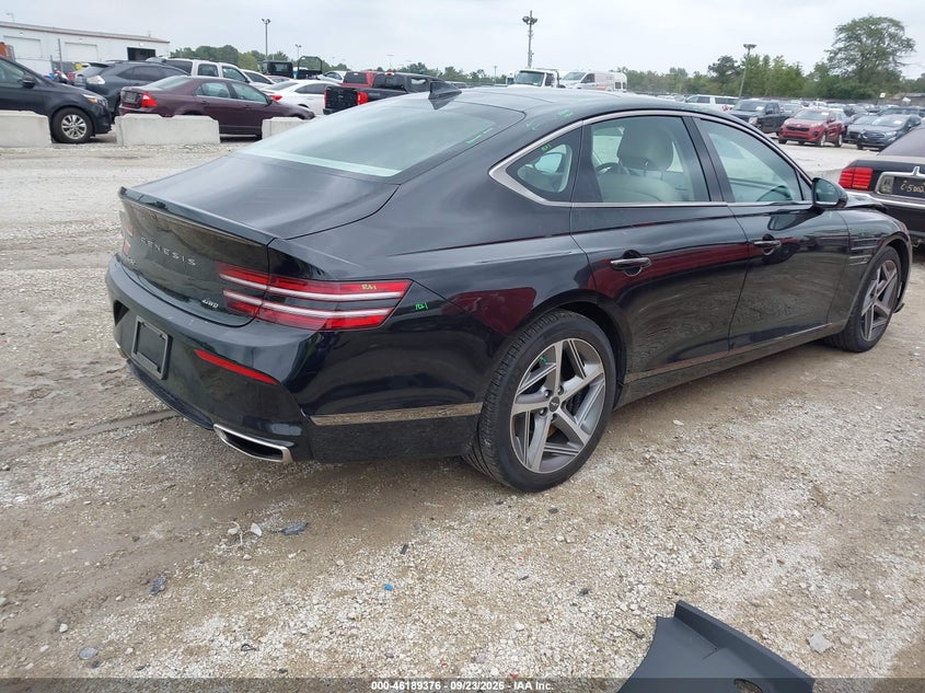 Vin: kmtga4sc9ru233425, lot: 46689260, genesis g80 2.5t awd 20244