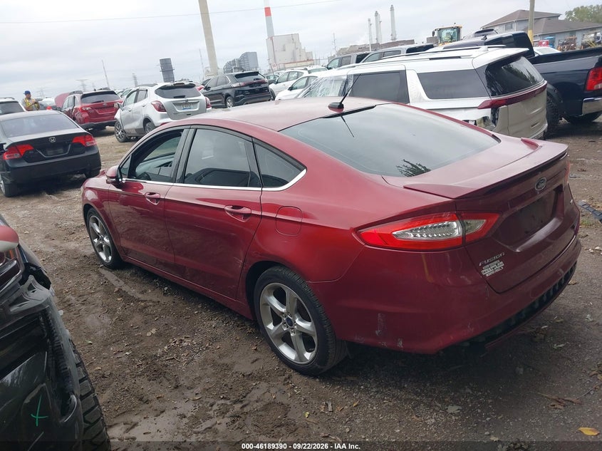 Vin: 3fa6p0h74er281692, lot: 46689274, ford fusion se 20143