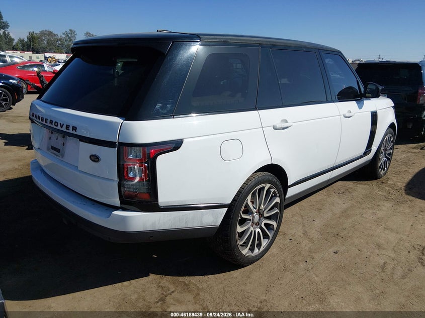 Vin: salgs3tf9ea184620, lot: 46689323, land rover range rover 5.0l v8 supercharged 20144