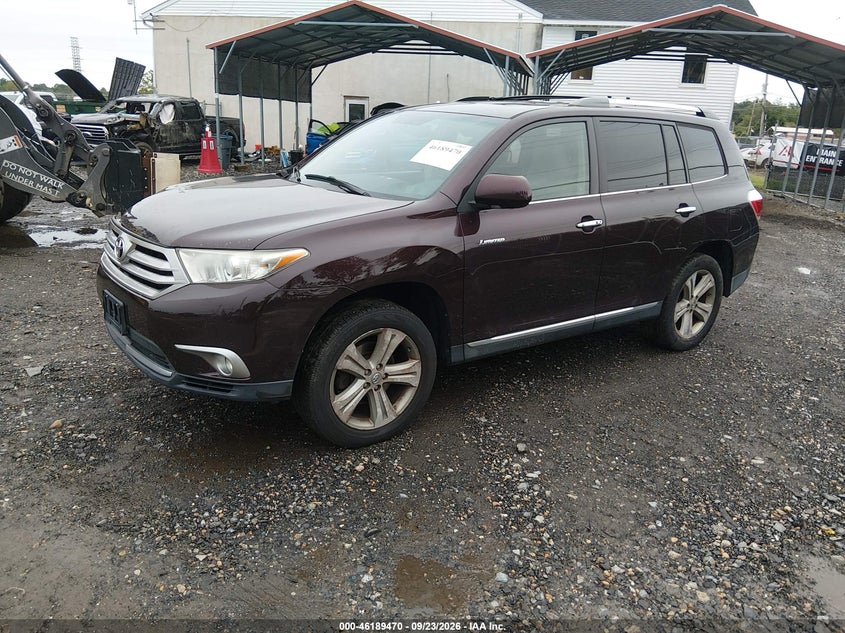 Vin: 5tddk3eh3cs096168, lot: 46689355, toyota highlander limited v6 20122