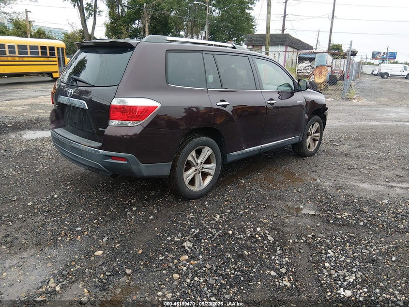 Vin: 5tddk3eh3cs096168, lot: 46689355, toyota highlander limited v6 20124