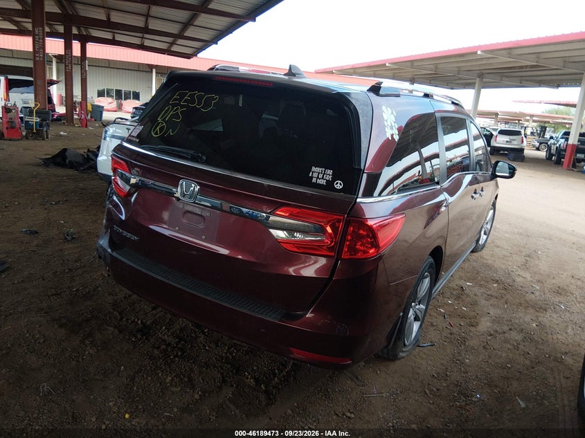 Vin: 5fnrl6h70jb103893, lot: 46689357, honda odyssey ex-l 20184