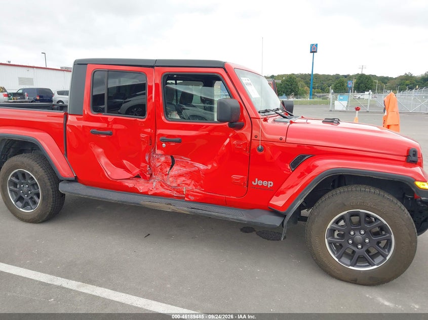 Vin: 1c6hjtfg3pl547639, lot: 46689369, jeep gladiador overland 4x4 20234