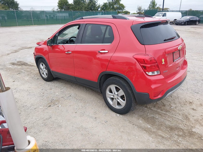 Vin: 3gncjlsb5jl298888, lot: 46689402, chevrolet trax lt 20183