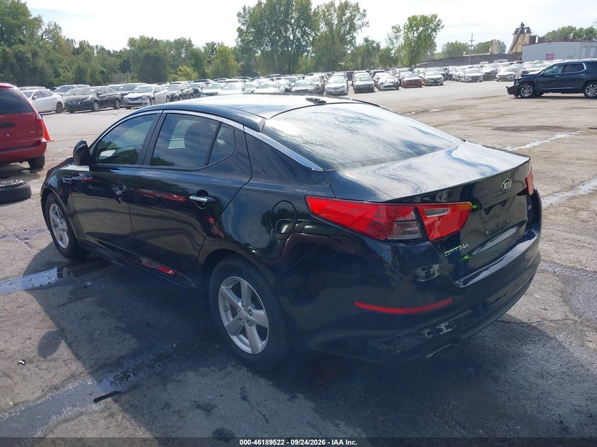 Vin: 5xxgm4a76fg397226, lot: 46689406, kia optima lx 20153