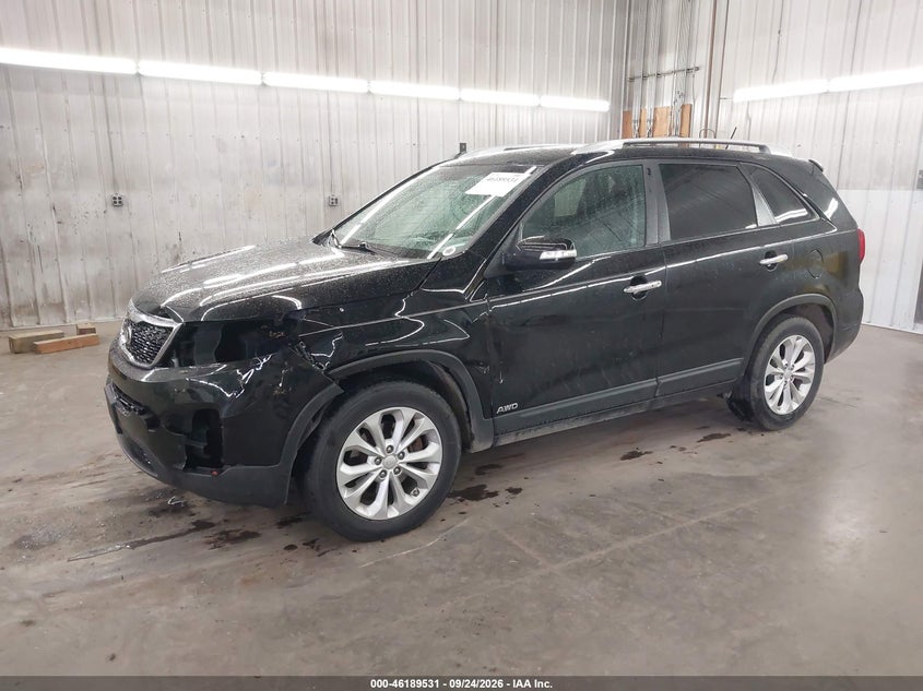 Vin: 5xykuda77eg498179, lot: 46689415, kia sorento ex v6 20142