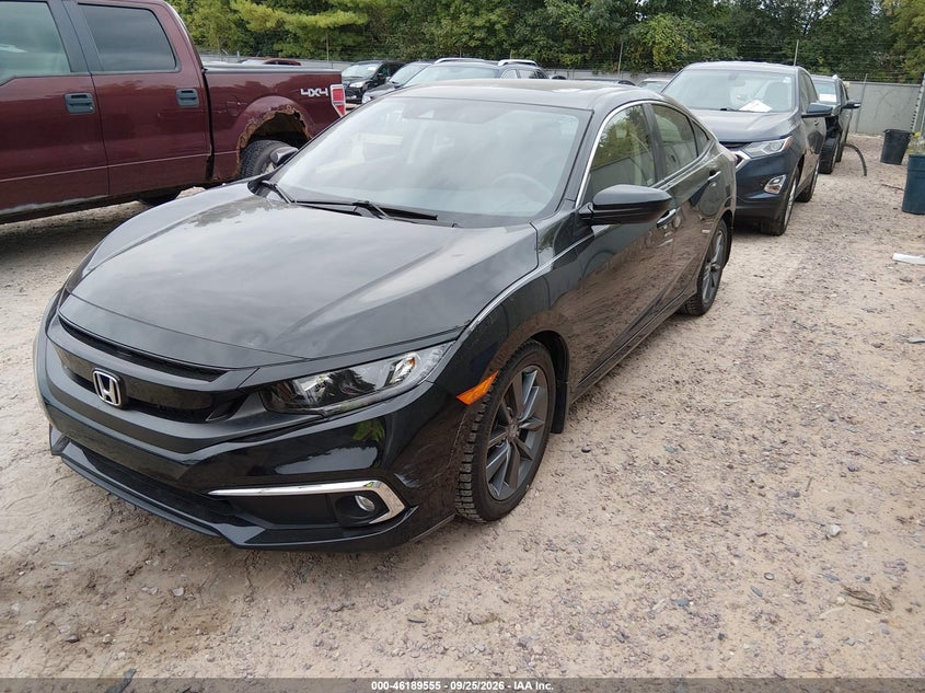 2019 Honda Civic, Град, IAAI, VIN JHMFC1F38KX007201 — фото 2