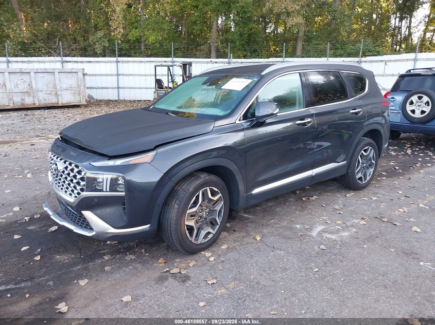 Vin: 5nms4dal0nh478147, lot: 46689441, hyundai santa fe limited 20222