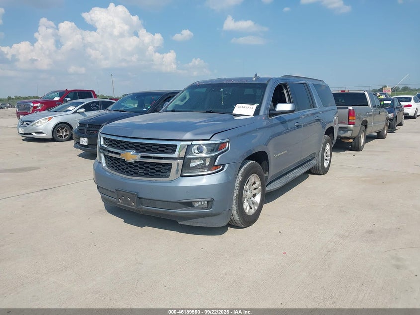 Vin: 1gnschkc8gr317530, lot: 46689444, chevrolet suburban lt 20162