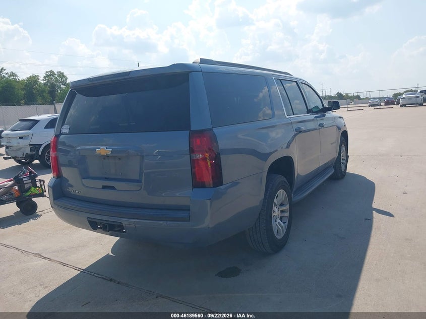 Vin: 1gnschkc8gr317530, lot: 46689444, chevrolet suburban lt 20164