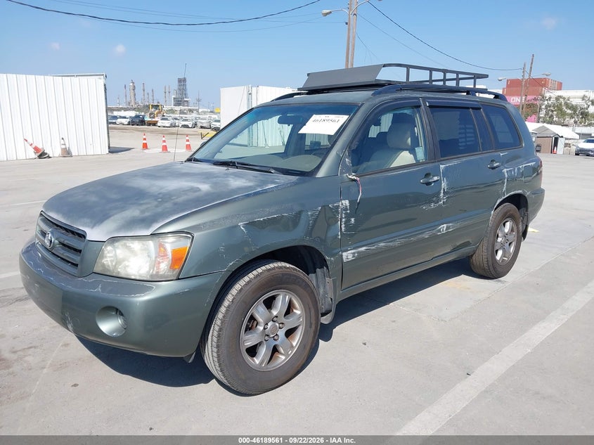 2005 Toyota Highlander, Обидва боки, IAAI, VIN JTEGP21A650070330 — фото 2