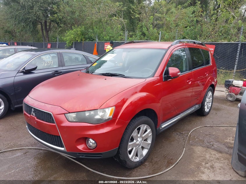 Vin: ja4jt3aw8cu013943, lot: 46689449, mitsubishi outlander se 20122