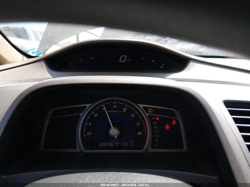 HONDA CIVIC SDN 2008 VIN 1HGFA16548L029366