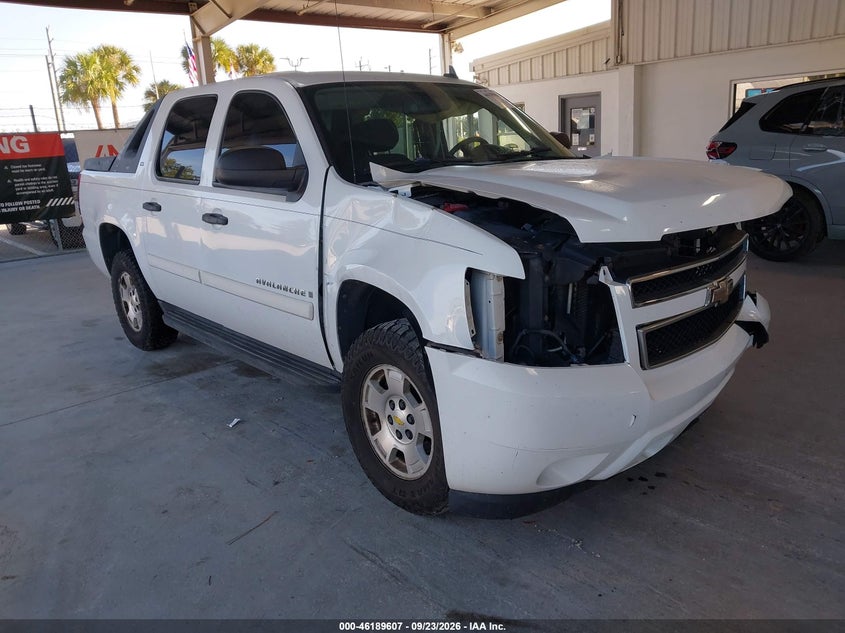 2009 Chevrolet Avalanche 1500 Ls, Front, IAAI, VIN 3GNEC12J59G213115