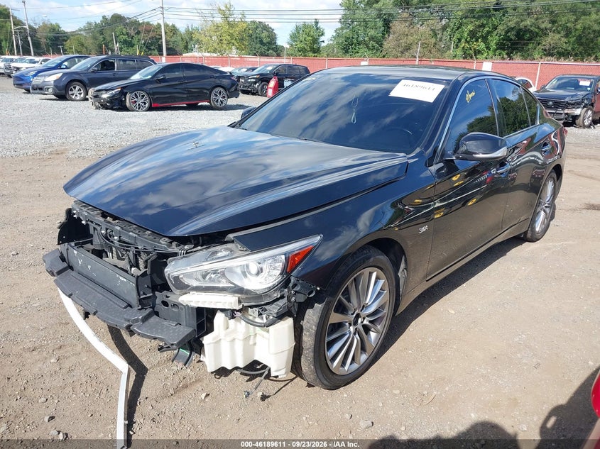 Vin: jn1ev7ar0lm256250, lot: 46689495, infiniti q50 luxe awd 20202