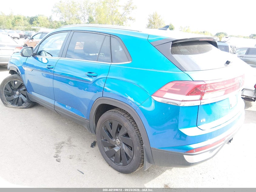 Vin: 1v2je2ca3rc260313, lot: 46689502, volkswagen atlas cross sport 2.0t se w/technology 20243