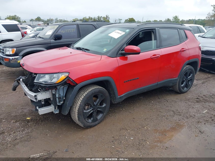 Vin: 3c4njdbb6mt603150, lot: 46689534, jeep compass altitude 20212