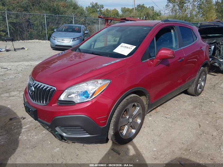 2013 Buick Encore, Удар спереду, IAAI, VIN KL4CJASB0DB097722 — фото 2
