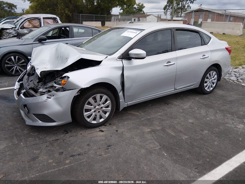 Vin: 3n1ab7ap7jy335334, lot: 46689552, nissan sentra s 20182