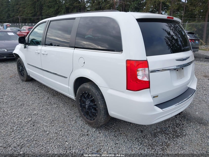 Vin: 2c4rc1bg2gr292748, lot: 46689618, chrysler town & country touring 20163