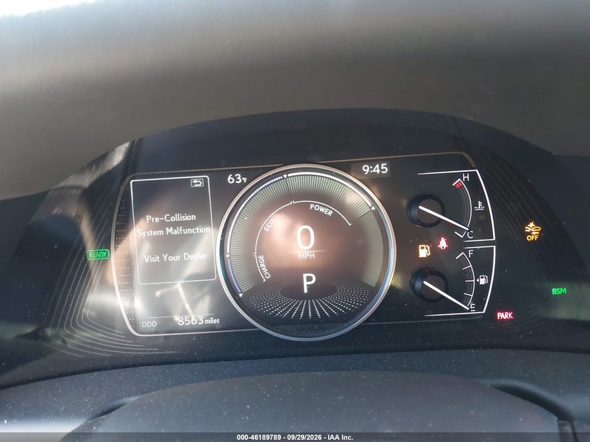 LEXUS ES 300H 2025 VIN 58ADA1C14SU066544