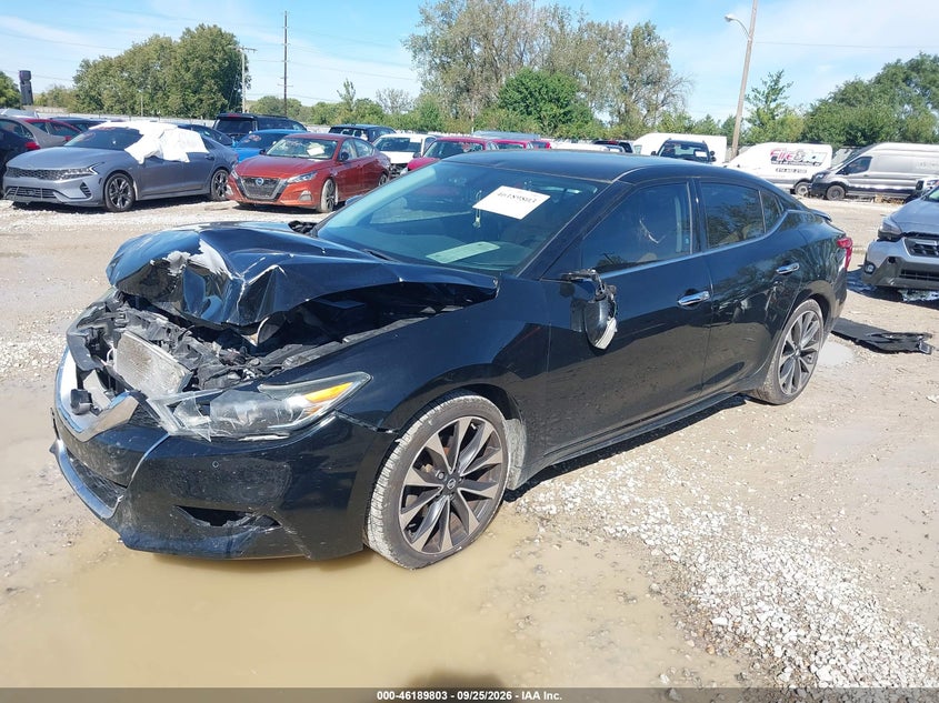 Vin: 1n4aa6ap0gc418766, lot: 46689687, nissan maxima 3.5 sr 20162