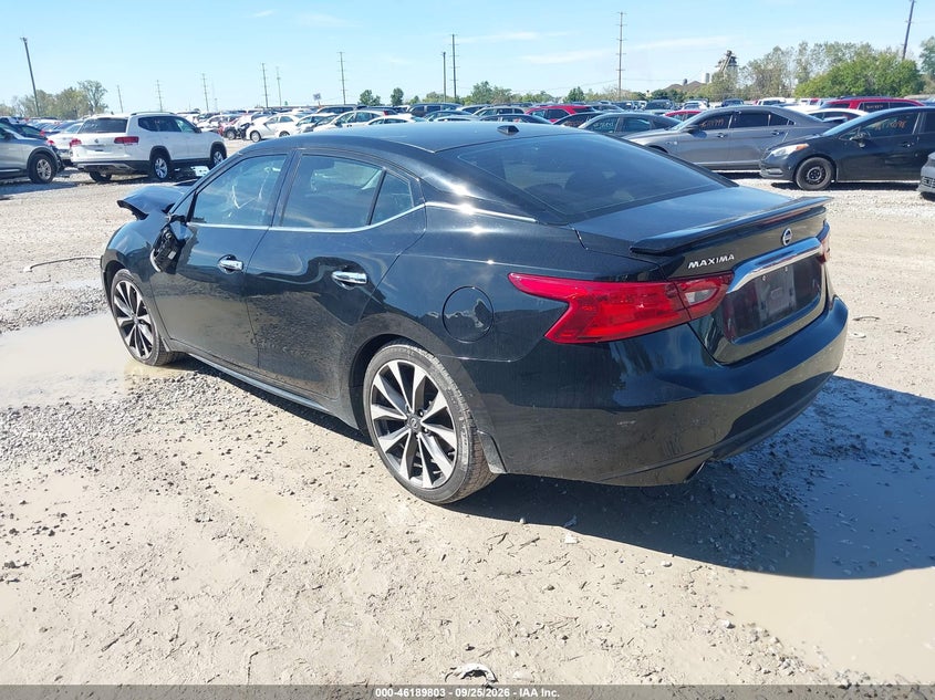 Vin: 1n4aa6ap0gc418766, lot: 46689687, nissan maxima 3.5 sr 20163