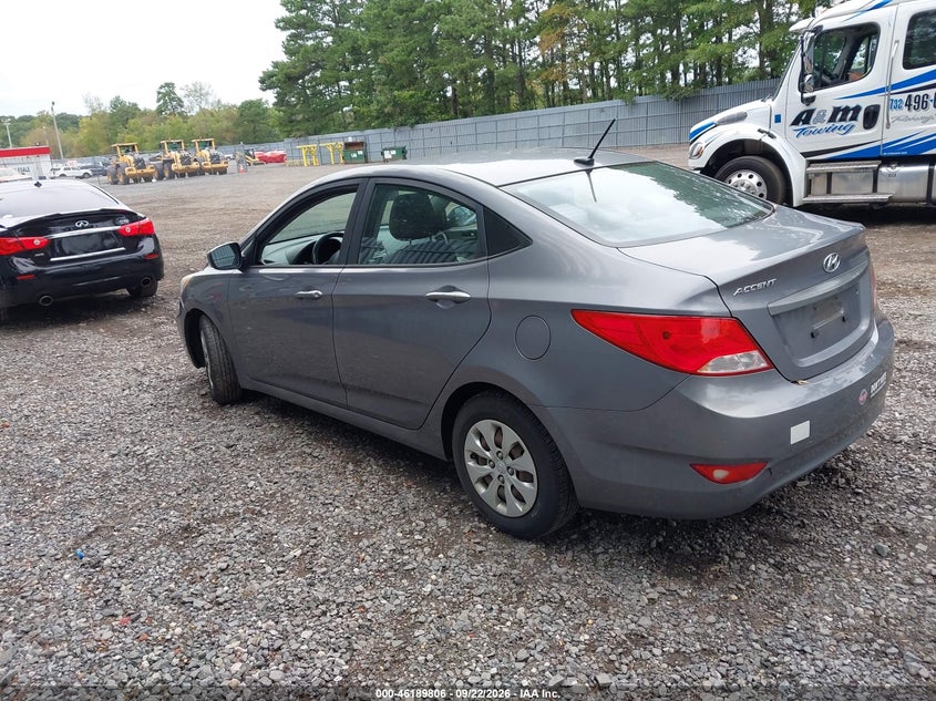 Vin: kmhct4ae9gu067863, lot: 46689690, hyundai accent se 20163
