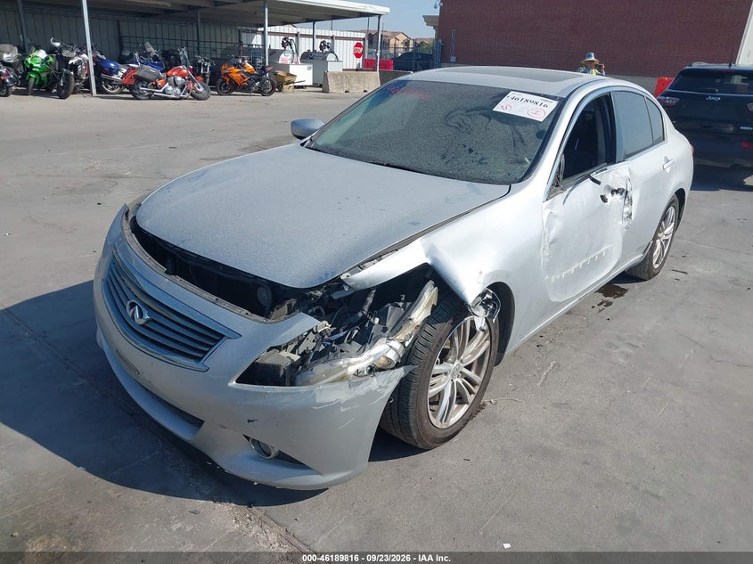 Vin: jn1cv6ap1dm304436, lot: 46689700, infiniti g37 journey 20132