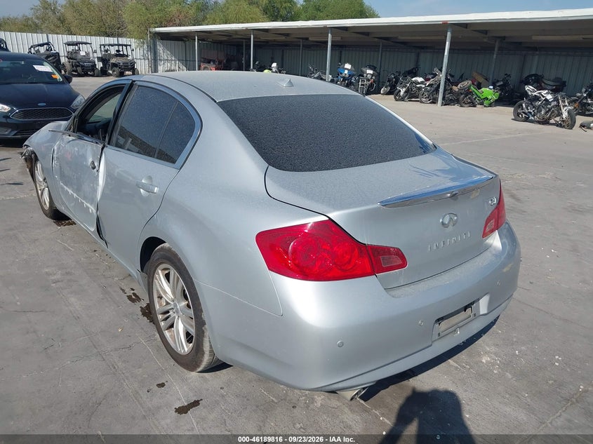 Vin: jn1cv6ap1dm304436, lot: 46689700, infiniti g37 journey 20133