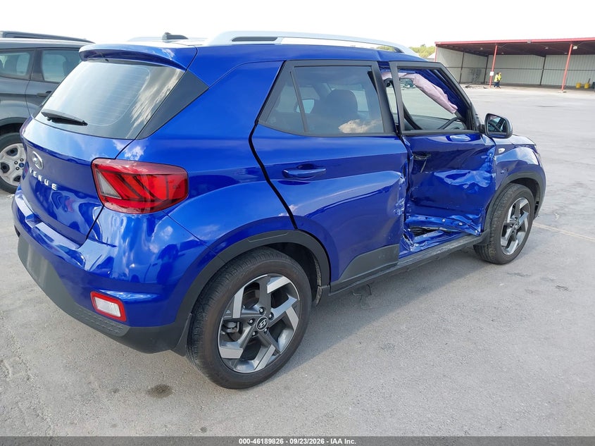 Vin: kmhrc8a38su386681, lot: 46689710, hyundai venue limited 20254