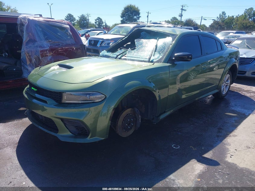 Vin: 2c3cdxgj4ph529664, lot: 46689718, dodge charger scat pack widebody 20232