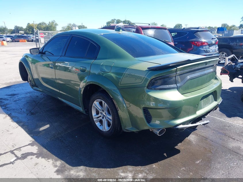 Vin: 2c3cdxgj4ph529664, lot: 46689718, dodge charger scat pack widebody 20233