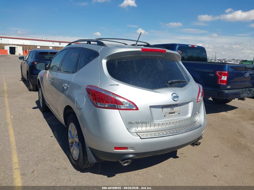 Vin: jn8az1mwxew509438, lot: 46689719, nissan murano sv 20143
