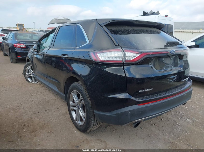 Vin: 2fmpk3k97jbb41567, lot: 46689727, ford edge titanium 20183