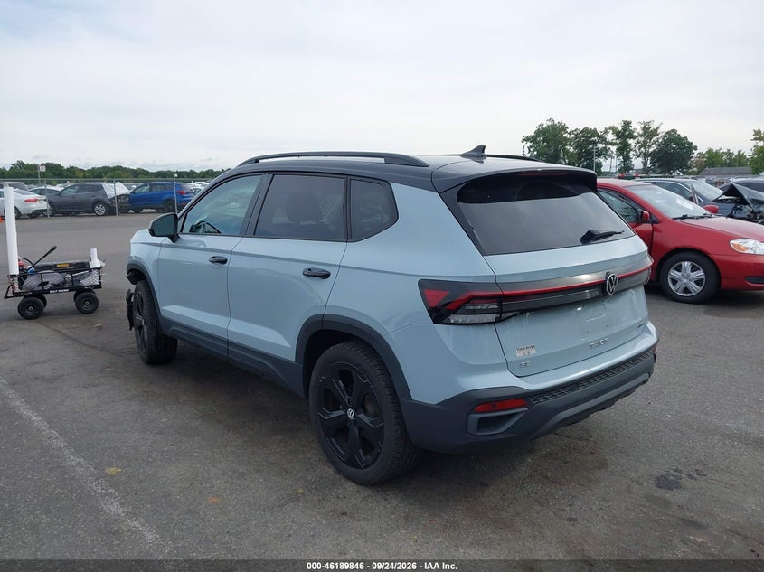 Vin: 3vv2c7b29sm025133, lot: 46689730, volkswagen taos 1.5t se black 20253