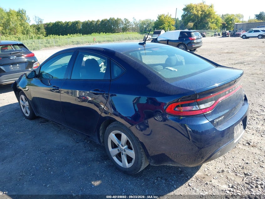 Vin: 1c3cdfbb0fd375959, lot: 46689744, dodge dart sxt 20153