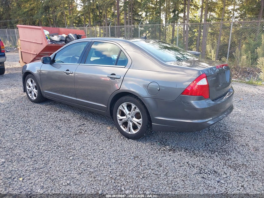 2012 FORD FUSION auction photo 3